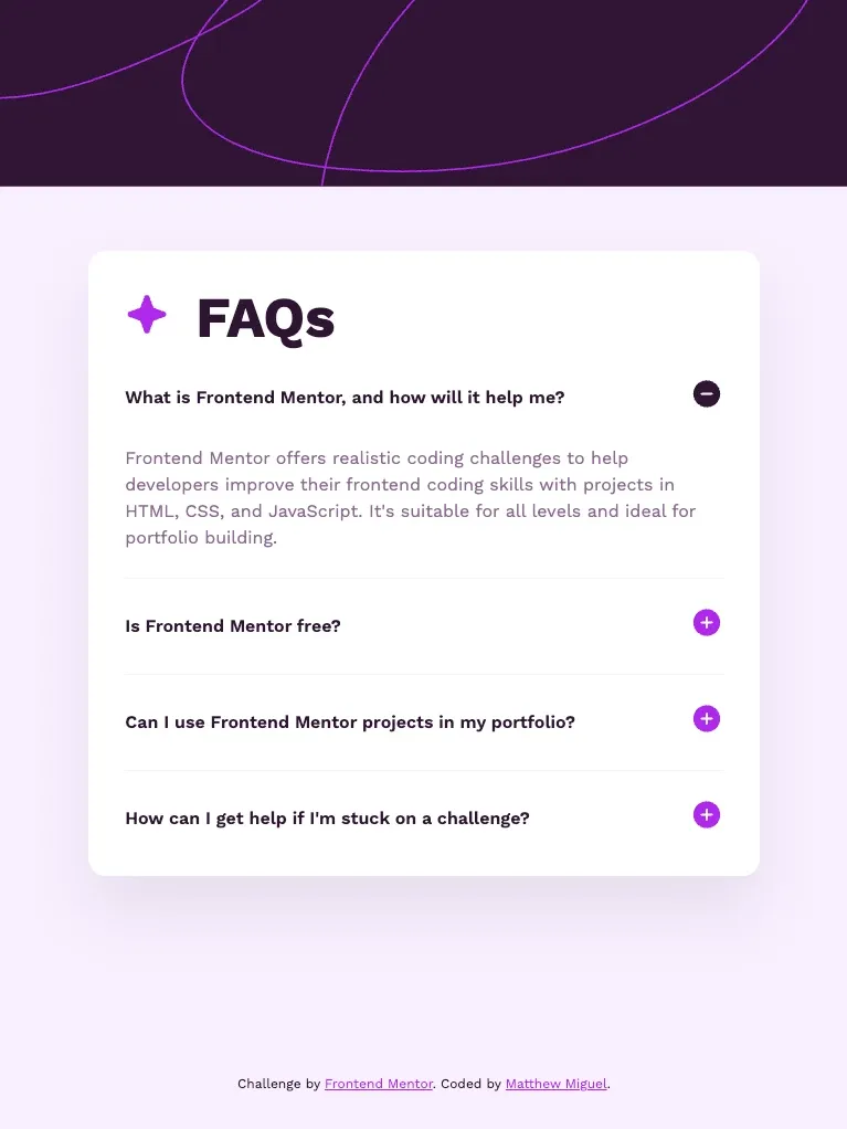 FAQ Accordion - CSS Only on tablet